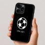 כיסוי בעיצוב אישי עם השם שלך לדגם - Apple iPhone 16 Pro בעיצוב כדורגל כדור כדורגל