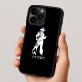 כיסוי בעיצוב אישי עם השם שלך לדגם - Apple iPhone 16 Pro בעיצוב קאובוי המערב הפרוע
