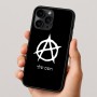 כיסוי בעיצוב אישי עם השם שלך לדגם - Apple iPhone 16 Pro בעיצוב אנרכיה