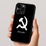 כיסוי בעיצוב אישי עם השם שלך לדגם - Apple iPhone 16 Pro בעיצוב פטיש ומגל