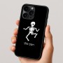כיסוי בעיצוב אישי עם השם שלך לדגם - Apple iPhone 16 Pro בעיצוב סקלטון