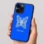 כיסוי בעיצוב אישי עם השם שלך לדגם - Apple iPhone 16 Pro בעיצוב פרפר