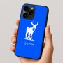 כיסוי בעיצוב אישי עם השם שלך לדגם - Apple iPhone 16 Pro בעיצוב צבי