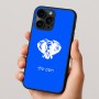כיסוי בעיצוב אישי עם השם שלך לדגם - Apple iPhone 16 Pro בעיצוב ראש פיל