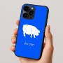 כיסוי בעיצוב אישי עם השם שלך לדגם - Apple iPhone 16 Pro בעיצוב חזיר