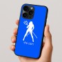 כיסוי בעיצוב אישי עם השם שלך לדגם - Apple iPhone 16 Pro בעיצוב אישה שטן