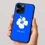 כיסוי בעיצוב אישי עם השם שלך לדגם - Apple iPhone 16 Pro בעיצוב פרח היביסקוס