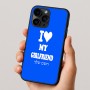 כיסוי בעיצוב אישי עם השם שלך לדגם - Apple iPhone 16 Pro בעיצוב אוהב את החברה שלי
