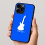 כיסוי בעיצוב אישי עם השם שלך לדגם - Apple iPhone 16 Pro בעיצוב גיטרה