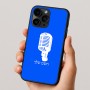 כיסוי בעיצוב אישי עם השם שלך לדגם - Apple iPhone 16 Pro בעיצוב מיקרופון