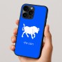 כיסוי בעיצוב אישי עם השם שלך לדגם - Apple iPhone 16 Pro בעיצוב מזלות - שור