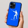 כיסוי בעיצוב אישי עם השם שלך לדגם - Apple iPhone 16 Pro בעיצוב לוחם סייף