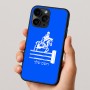 כיסוי בעיצוב אישי עם השם שלך לדגם - Apple iPhone 16 Pro בעיצוב רוכב סוסים