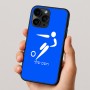 כיסוי בעיצוב אישי עם השם שלך לדגם - Apple iPhone 16 Pro בעיצוב כדורגל אולימפי