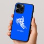 כיסוי בעיצוב אישי עם השם שלך לדגם - Apple iPhone 16 Pro בעיצוב אופנוע שלג