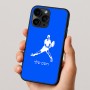 כיסוי בעיצוב אישי עם השם שלך לדגם - Apple iPhone 16 Pro בעיצוב שחקן טניס