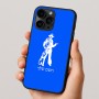 כיסוי בעיצוב אישי עם השם שלך לדגם - Apple iPhone 16 Pro בעיצוב קאובוי המערב הפרוע