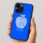 כיסוי בעיצוב אישי עם השם שלך לדגם - Apple iPhone 16 Pro בעיצוב הדפס תפוח