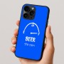 כיסוי בעיצוב אישי עם השם שלך לדגם - Apple iPhone 16 Pro בעיצוב מיכל של בירה