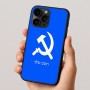 כיסוי בעיצוב אישי עם השם שלך לדגם - Apple iPhone 16 Pro בעיצוב פטיש ומגל