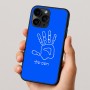 כיסוי בעיצוב אישי עם השם שלך לדגם - Apple iPhone 16 Pro בעיצוב יד