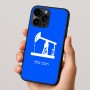 כיסוי בעיצוב אישי עם השם שלך לדגם - Apple iPhone 16 Pro בעיצוב באר נפט