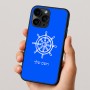 כיסוי בעיצוב אישי עם השם שלך לדגם - Apple iPhone 16 Pro בעיצוב הגה - קפטן - ים