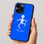 כיסוי בעיצוב אישי עם השם שלך לדגם - Apple iPhone 16 Pro בעיצוב סקלטון