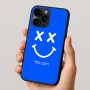 כיסוי בעיצוב אישי עם השם שלך לדגם - Apple iPhone 16 Pro בעיצוב סמיילי