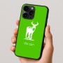 כיסוי בעיצוב אישי עם השם שלך לדגם - Apple iPhone 16 Pro בעיצוב צבי