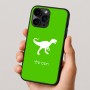 כיסוי בעיצוב אישי עם השם שלך לדגם - Apple iPhone 16 Pro בעיצוב דינוזאור