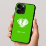 כיסוי בעיצוב אישי עם השם שלך לדגם - Apple iPhone 16 Pro בעיצוב ראש פיל