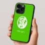 כיסוי בעיצוב אישי עם השם שלך לדגם - Apple iPhone 16 Pro בעיצוב פני אריה