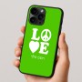 כיסוי בעיצוב אישי עם השם שלך לדגם - Apple iPhone 16 Pro בעיצוב אהבה
