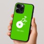 כיסוי בעיצוב אישי עם השם שלך לדגם - Apple iPhone 16 Pro בעיצוב תקליטור - אזור מוזיקה