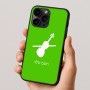 כיסוי בעיצוב אישי עם השם שלך לדגם - Apple iPhone 16 Pro בעיצוב כינור