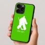 כיסוי בעיצוב אישי עם השם שלך לדגם - Apple iPhone 16 Pro בעיצוב הוקי שוערים