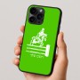 כיסוי בעיצוב אישי עם השם שלך לדגם - Apple iPhone 16 Pro בעיצוב רוכב סוסים