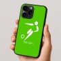 כיסוי בעיצוב אישי עם השם שלך לדגם - Apple iPhone 16 Pro בעיצוב כדורגל אולימפי