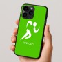 כיסוי בעיצוב אישי עם השם שלך לדגם - Apple iPhone 16 Pro בעיצוב רצים אולימפיים