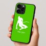 כיסוי בעיצוב אישי עם השם שלך לדגם - Apple iPhone 16 Pro בעיצוב סקי