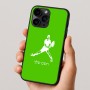 כיסוי בעיצוב אישי עם השם שלך לדגם - Apple iPhone 16 Pro בעיצוב שחקן טניס