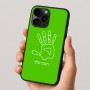 כיסוי בעיצוב אישי עם השם שלך לדגם - Apple iPhone 16 Pro בעיצוב יד