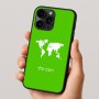 כיסוי בעיצוב אישי עם השם שלך לדגם - Apple iPhone 16 Pro בעיצוב מפת העולם