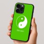 כיסוי בעיצוב אישי עם השם שלך לדגם - Apple iPhone 16 Pro בעיצוב סמל יינג יאנג