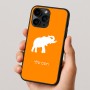 כיסוי בעיצוב אישי עם השם שלך לדגם - Apple iPhone 16 Pro בעיצוב פיל