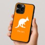 כיסוי בעיצוב אישי עם השם שלך לדגם - Apple iPhone 16 Pro בעיצוב קנגורו