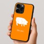 כיסוי בעיצוב אישי עם השם שלך לדגם - Apple iPhone 16 Pro בעיצוב חזיר