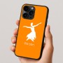 כיסוי בעיצוב אישי עם השם שלך לדגם - Apple iPhone 16 Pro בעיצוב בלרינה