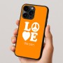כיסוי בעיצוב אישי עם השם שלך לדגם - Apple iPhone 16 Pro בעיצוב אהבה